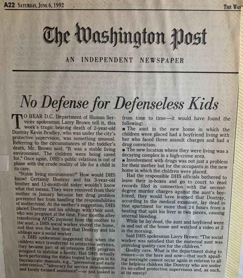 No Defense for Defenseless Kids