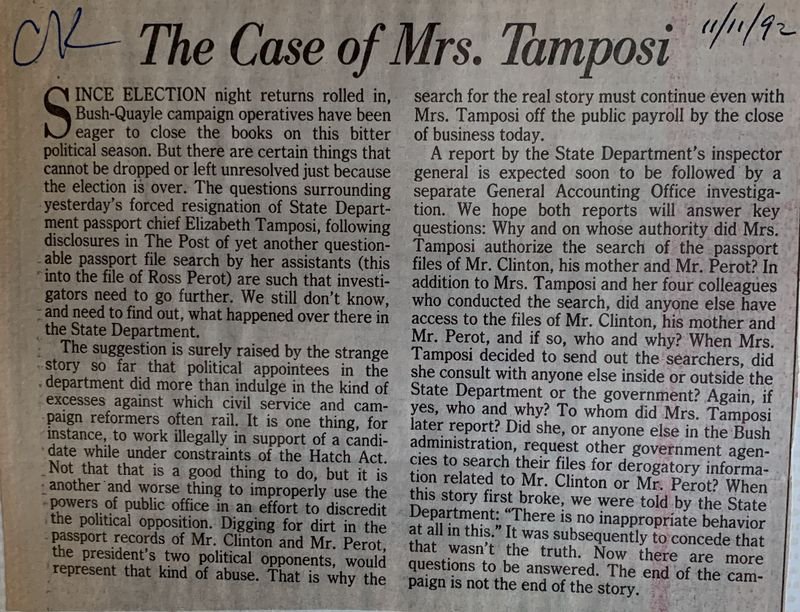 The Case of Mrs. Tamposi