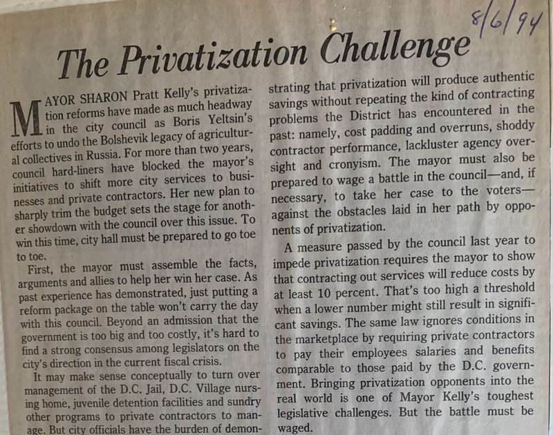 The Privatization Challenge