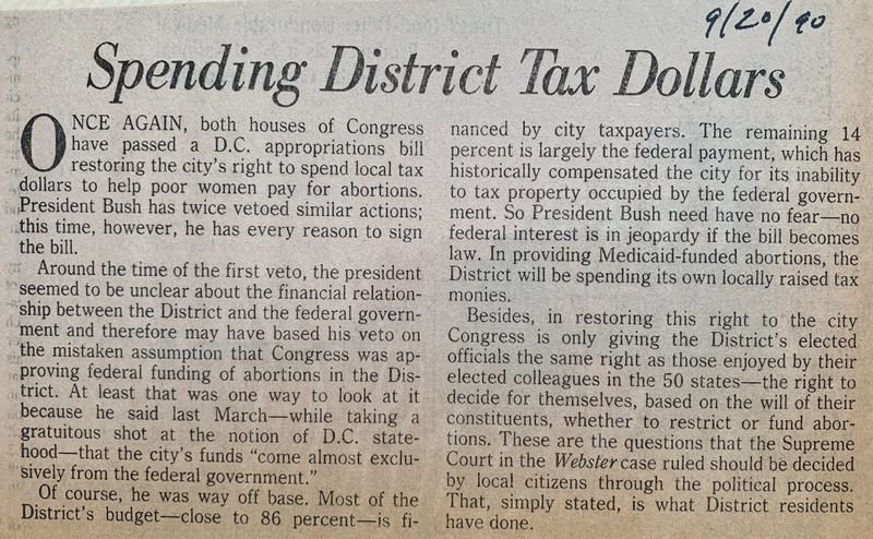 Spending District Tax Dollars
