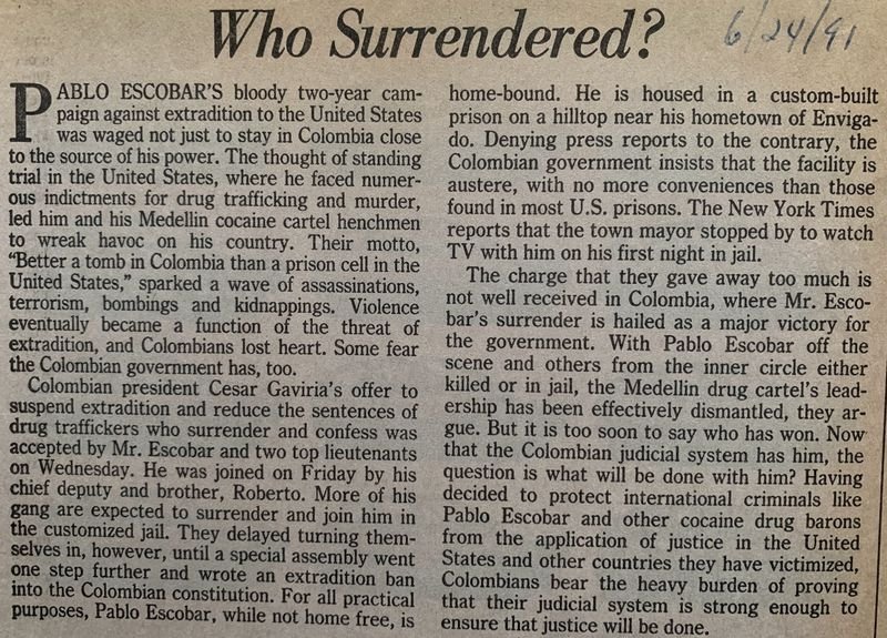 Who Surrendered