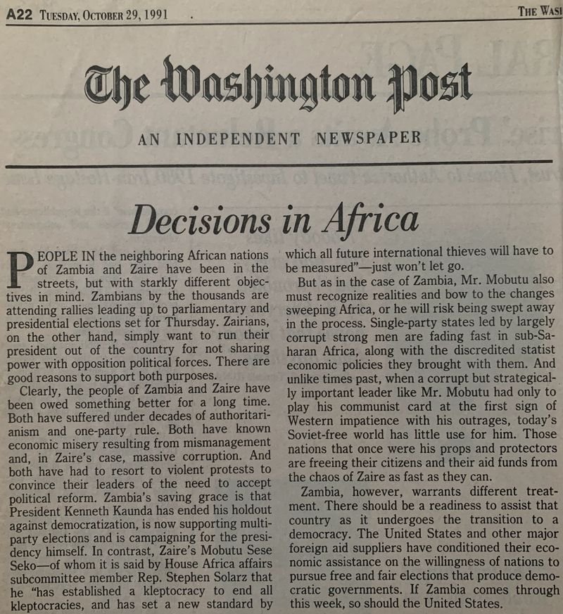 Decision in Africa