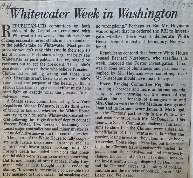 Whitewater Week in Washington