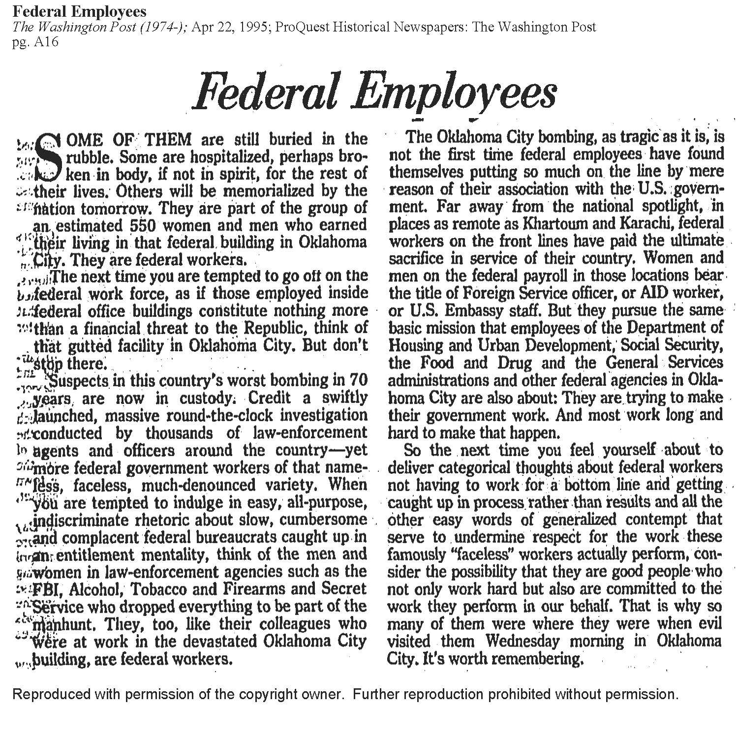 Federal Employees