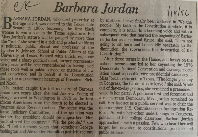 Barbara Jordan