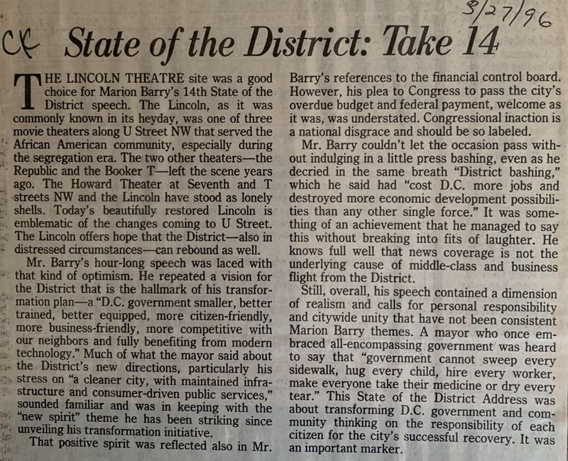 State of the District: Take 14