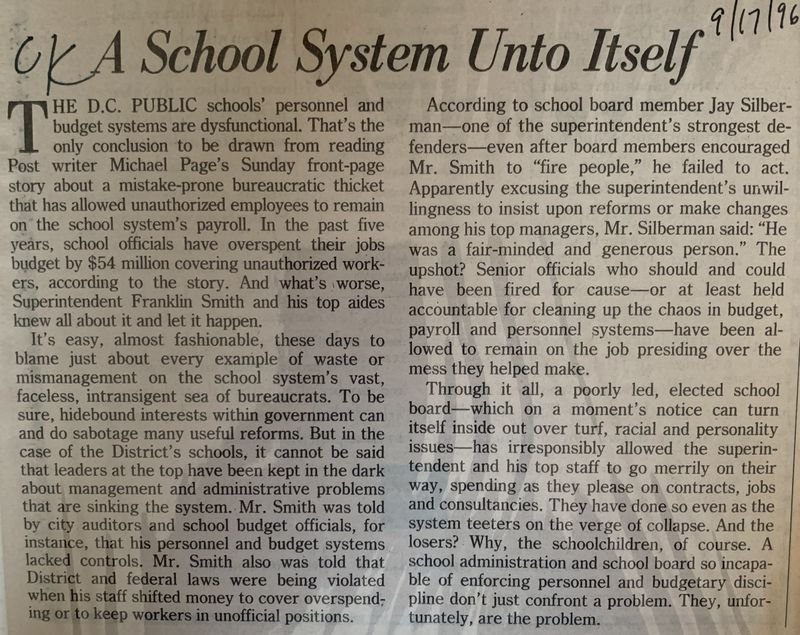 A School System Unto Itself