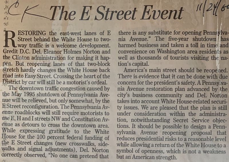 The E Street Event