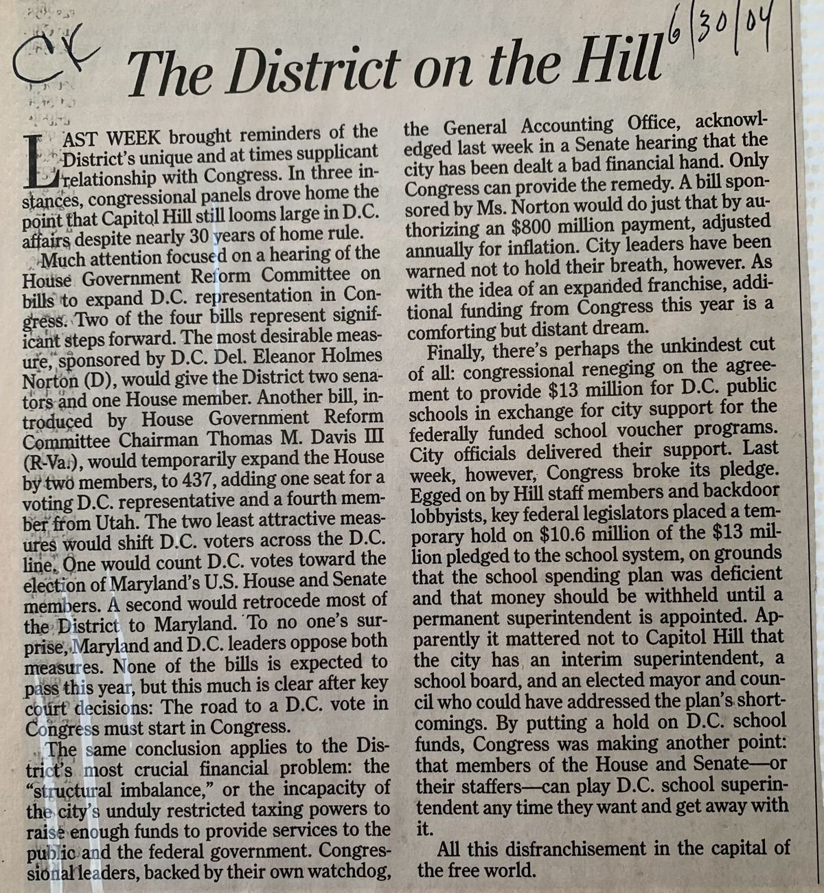 The District on the Hill