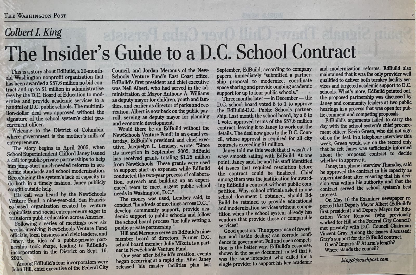 The Insider's Guide to a D.C. School Contract